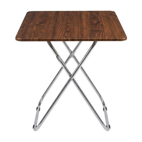 MESA AUXILIAR CUAD MARRON 60X60X70CM Unica