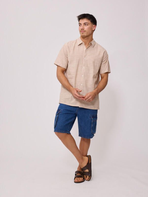 BERMUDA JEAN HARVY RUSTY Azul Medio