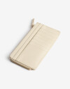 Ficheros Billetera Fichero Rectangular Con Cierre - Blanco Crudo