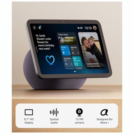 AMAZON ECHO SHOW 8 ALEXA 8,7' HD AMAZON Echo Show 8 8,7' HD Con Alexa Pantalla Inteligente - Glacier White