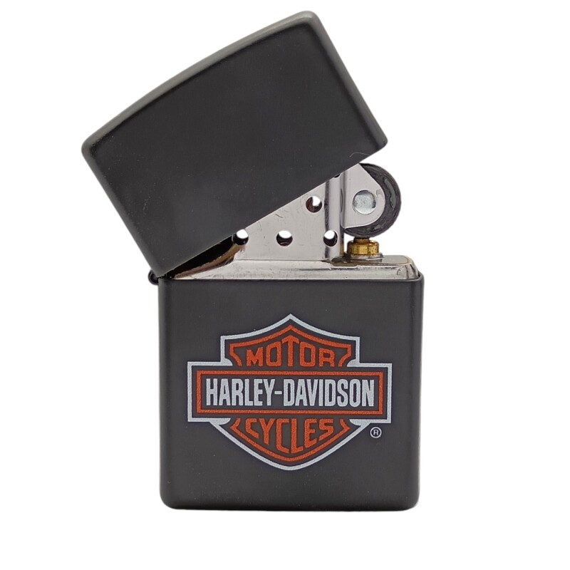 Encendedor ZIPPO Harley Davidson 218HD H252 H-DVDSN LOGO - ZP218H21 negrouniforme