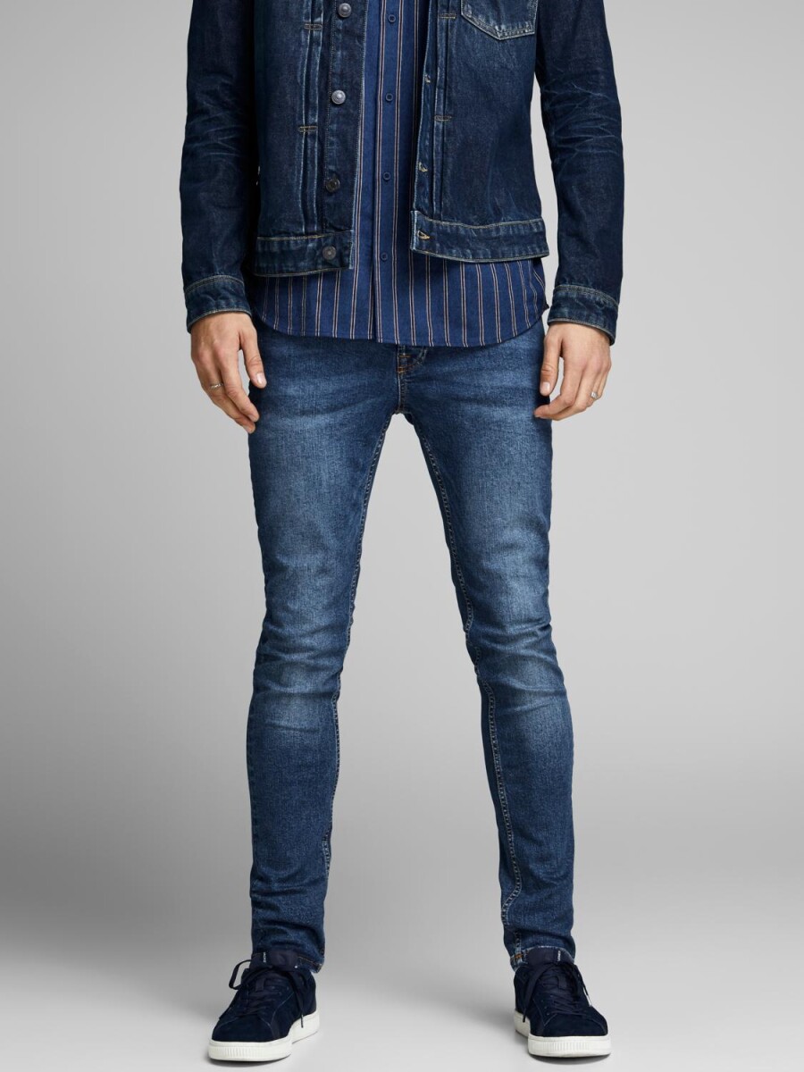 Jeans Slim fit con lavado discreto - Blue Denim 