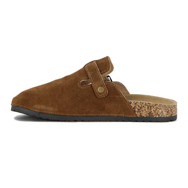 Country Zueco Hombre Una Tira C/ Hebilla - Marron Marron