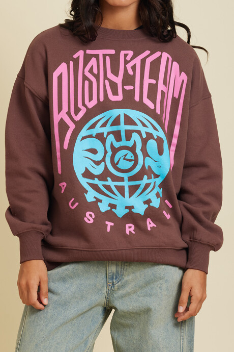 SWEATER FARID RUSTY MarrÓn