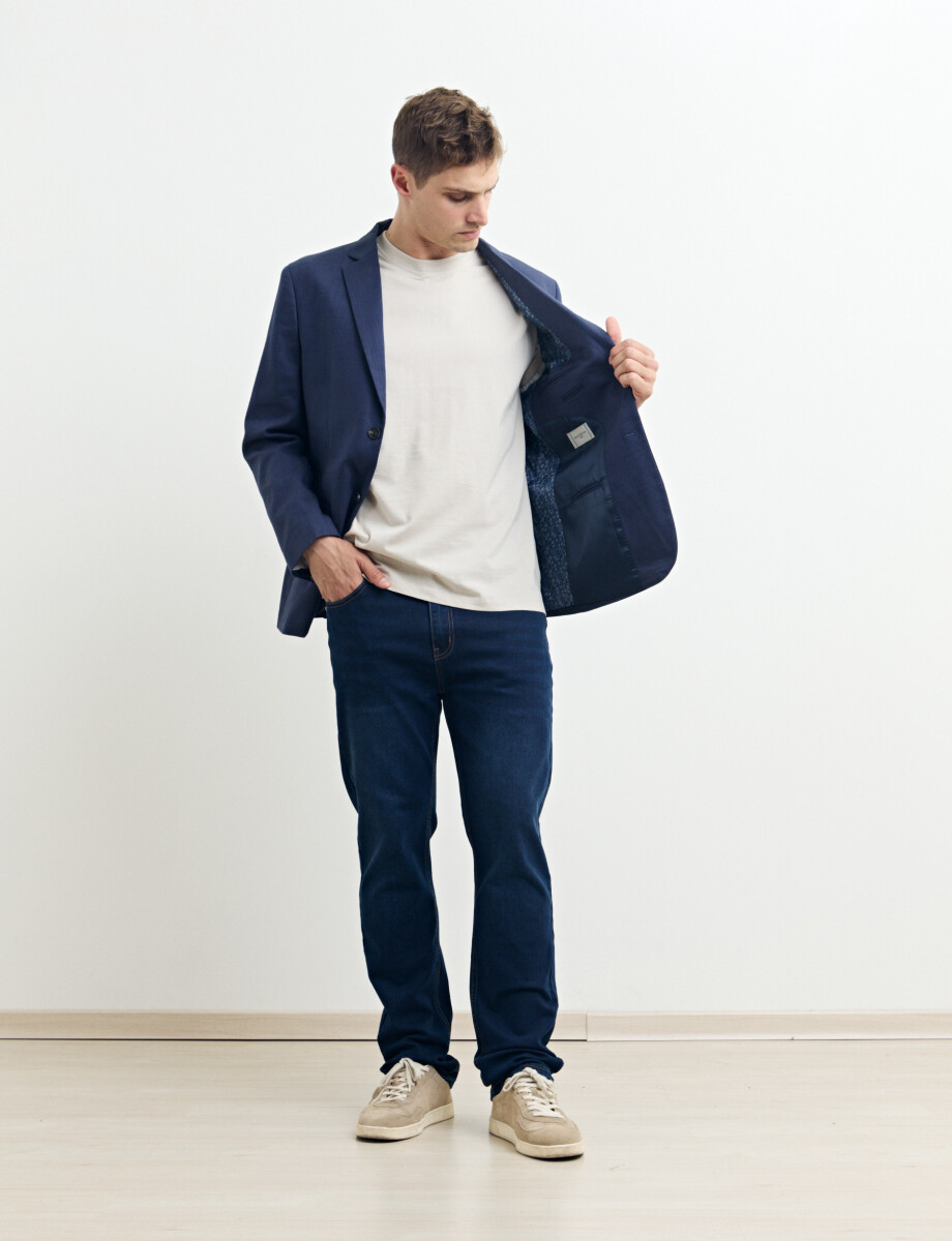110577 SACO HARRINGTON LABEL Azul