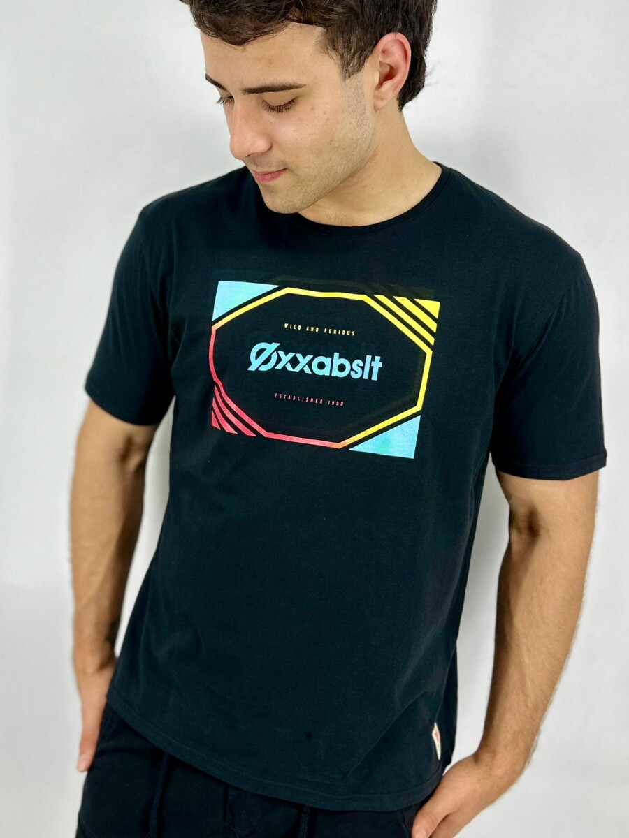 T-SHIRT OXX S007-24 - NEGRO 