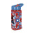Botella Cuadrada Plástica con Pajita Spiderman 510 ML AZUL/ROJO