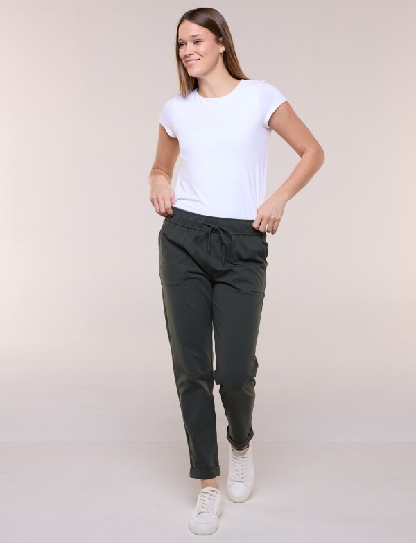 Jogger Dobladillo OLIVA