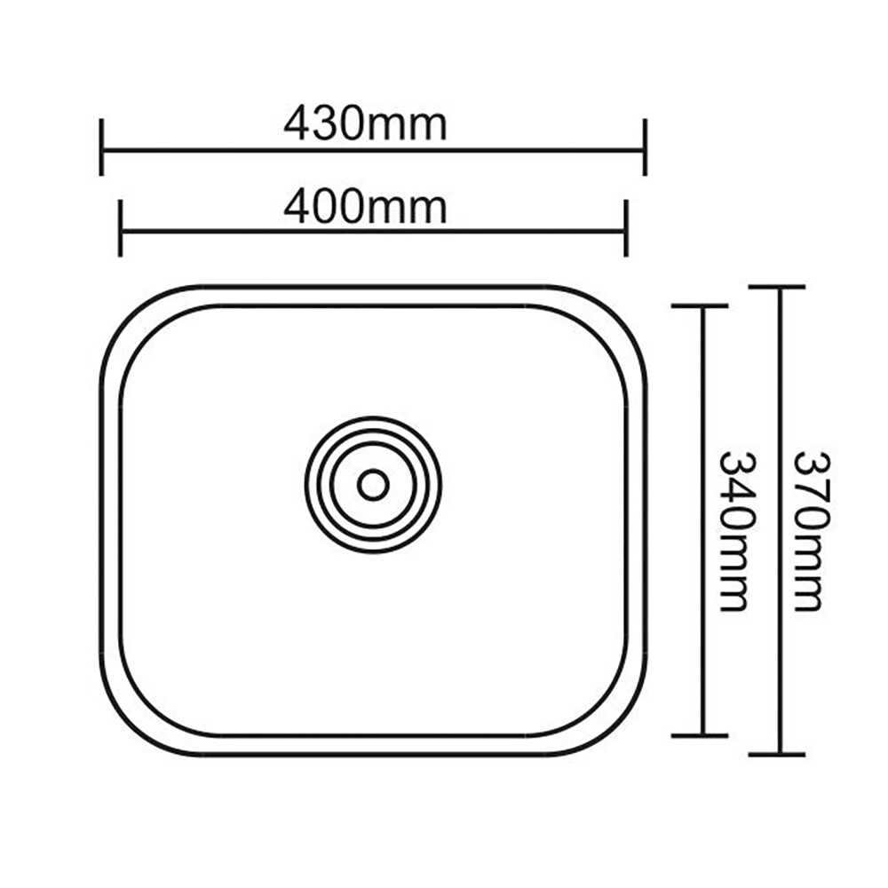 PILETA SIMPLE ACERO INOXIDABLE 201 Pileta Simple Acero Inoxidable 201