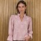Blusa Copenhague Broderie Rosa