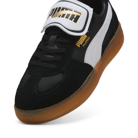 Championes Palermo Moda Tongue de Mujer negro