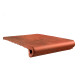 Peldaño De Escalero O Borde De Piscina Terracota 32.5X33 Gres De Aragon Venta Por Unidad.