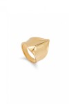 ANILLO DE ALEACIÓN DE METALES BAÑADO EN ORO 18K CON FORMA MANTARRAYA Anillo
