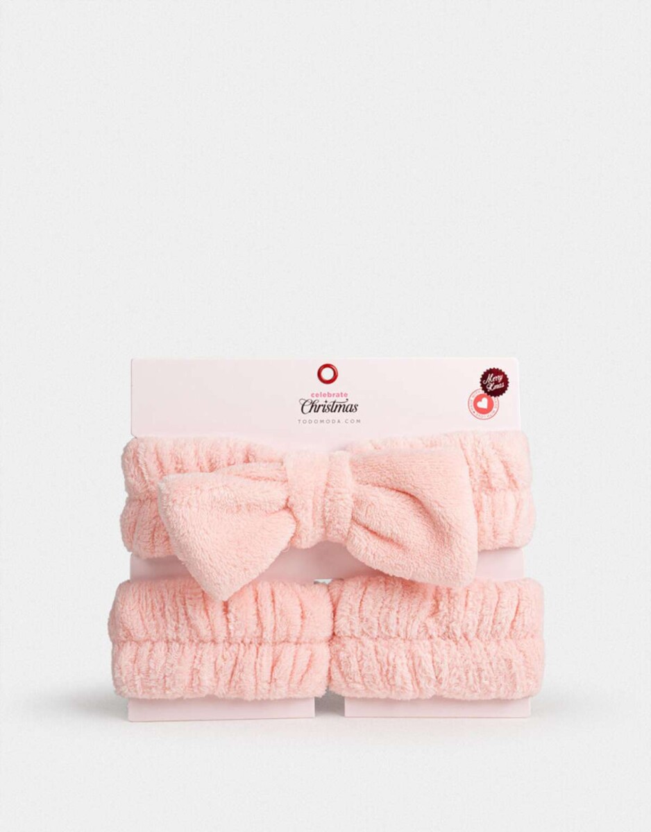 Set De Accesorios De Pelo - Rosa Claro 