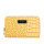 Monedero Brasil II Croco Amarillo