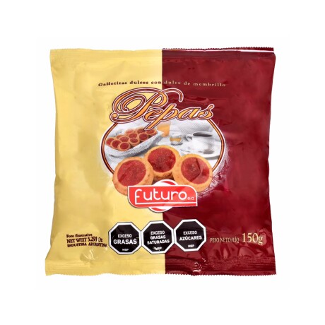 Galletita FUTURO PEPAS 150 Grs Galletita FUTURO PEPAS 150 Grs