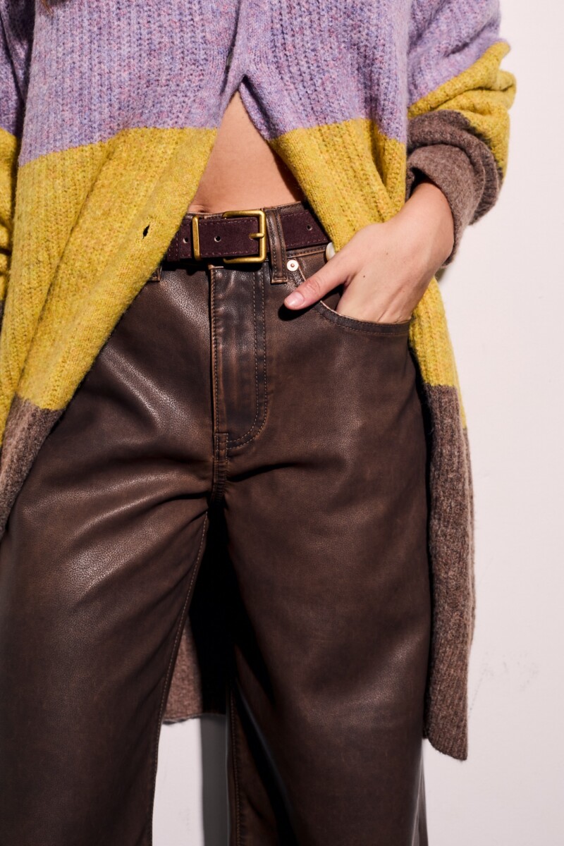 Cinto Gamuza Berenjena