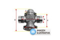 CRUCETA A:54.7mm B:25.4mm C:33.3mm D:79.2mm E:59.6mm F:5/16 CRUCETA A:54.7mm B:25.4mm C:33.3mm D:79.2mm E:59.6mm F:5/16