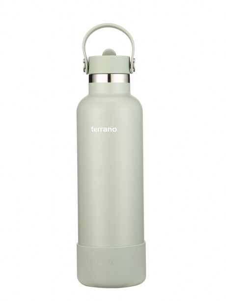 Botella Térmica con Pico 750mL. Oliva