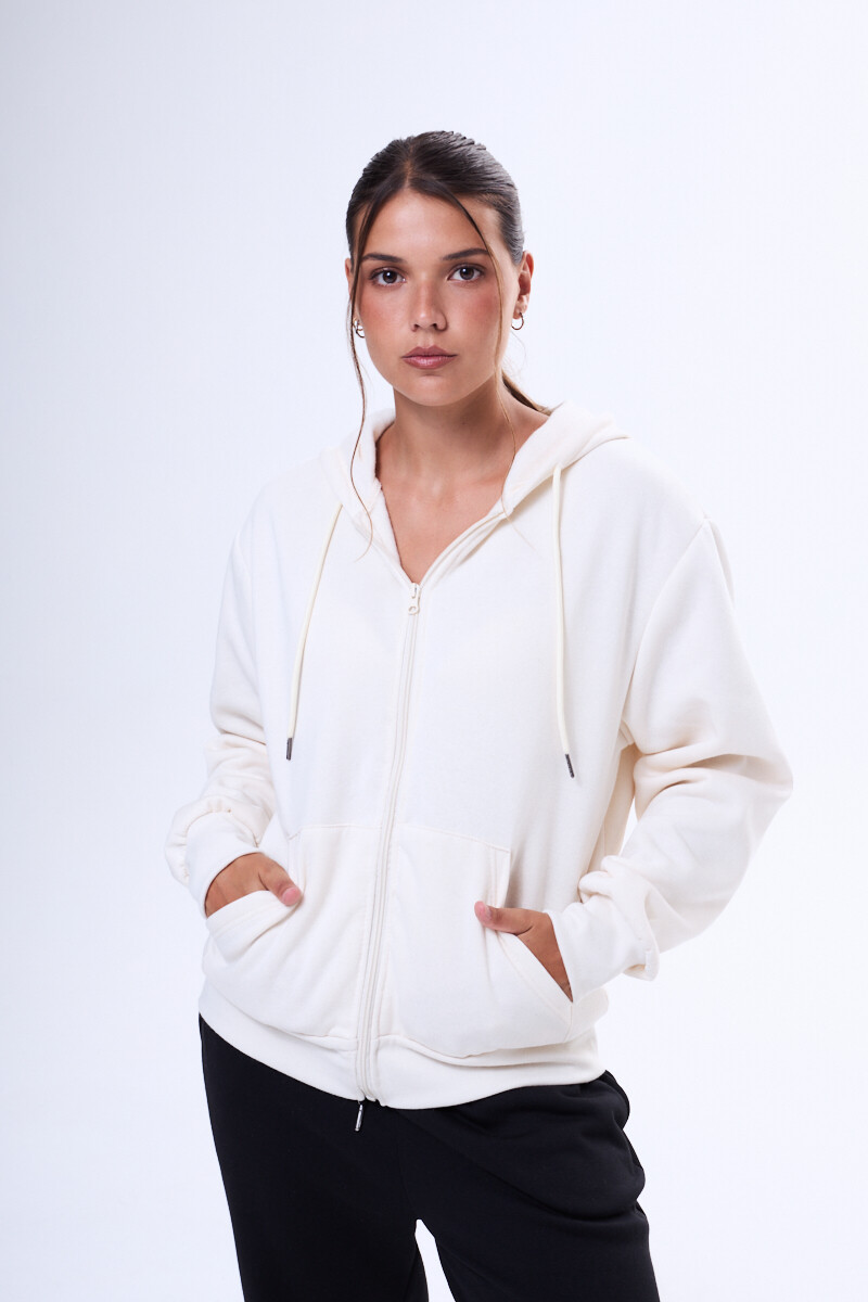 Buzo felpa Futrono - Crudo 