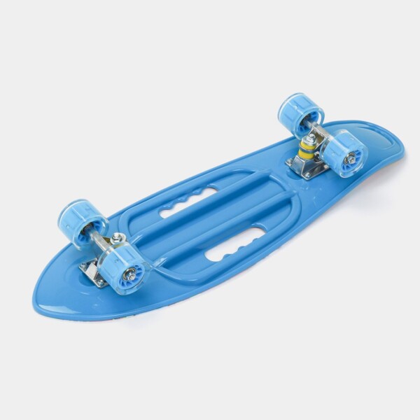 Skate Longboard Patineta Ruedas Siliciona Trucks Aluminio Color Variante Azul