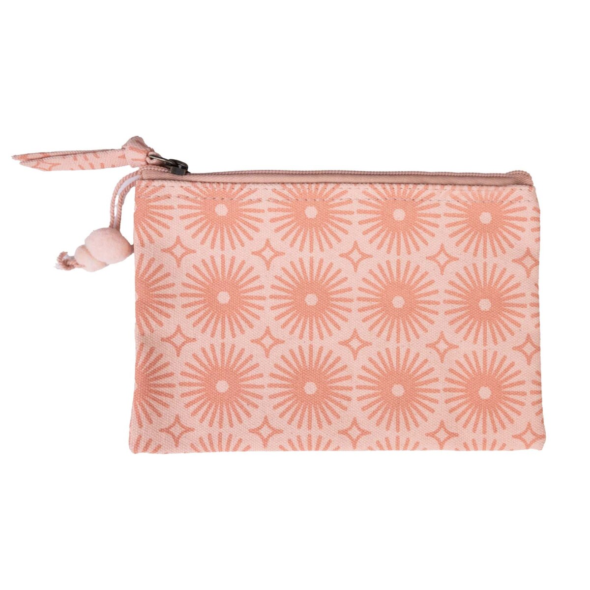 NECESSAIRE - ALGODON-RECICLADO NARANJA ESTAMPADO 