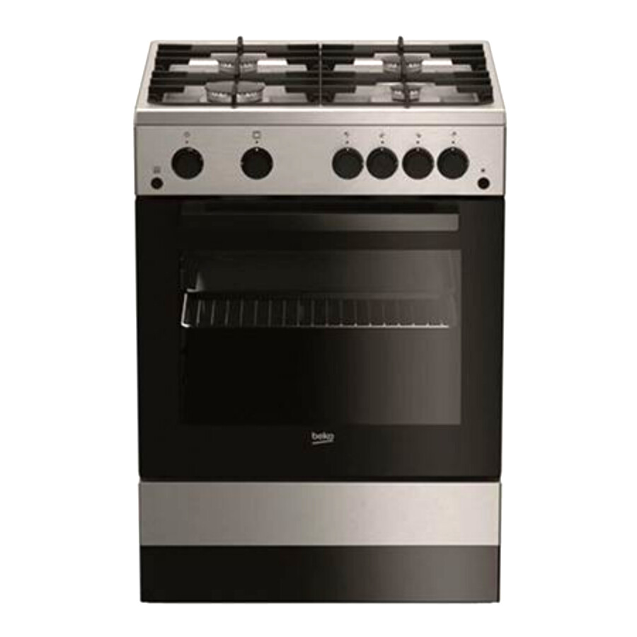 Cocina a gas de cuatro hornallas Beko FSGT62130DXO Cocina a gas de cuatro hornallas Beko FSGT62130DXO