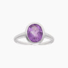 Anillo en plata 925 con Amatista Anillo En Plata 925 Con Amatista