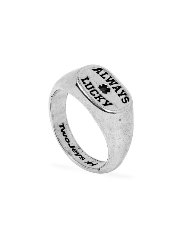 TwoJeys Anillo Always Lucky Signet Plata TwoJeys Anillo Always Lucky Signet Plata