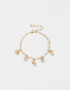 Pulseras Flexibles Multi dijes Pulsera Flexible Multi Dije - Dorado