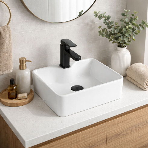 Bacha De Apoyo 48X37X13.50 Color Blanco Brillo BLANCO