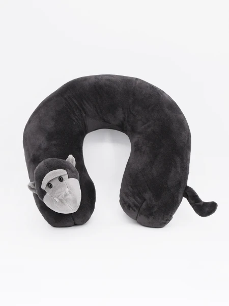 ALMOHADON VIAJE MONKEY NEGRO