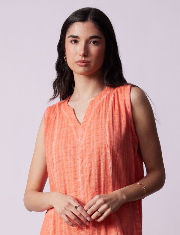 Vestido Solid ANARANJADO