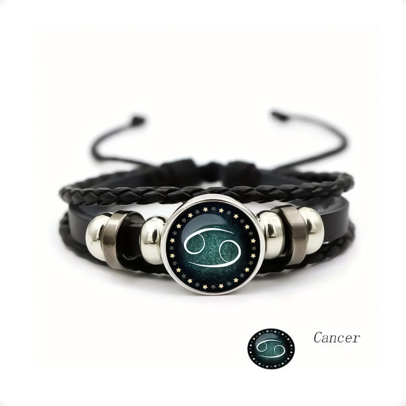 Pulsera De Signo del Zodiaco Cáncer Pulsera De Signo del Zodiaco Cáncer