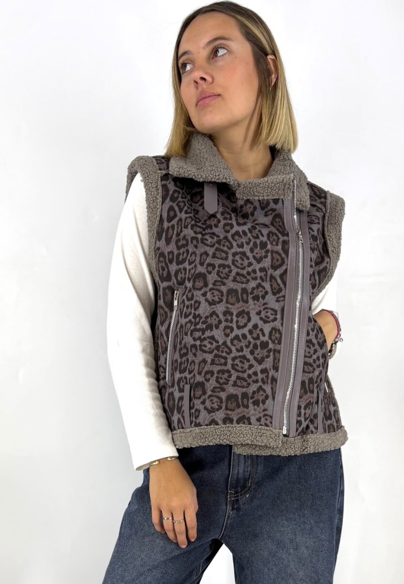 CHALECO SLOWLY MGF91 - BEIGE 