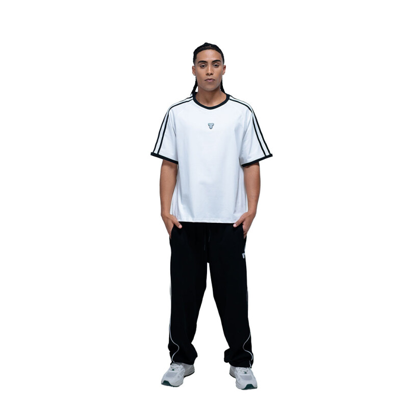 Remera de Hombre TIFFOSI T Shirt Stripe Blanco - Negro
