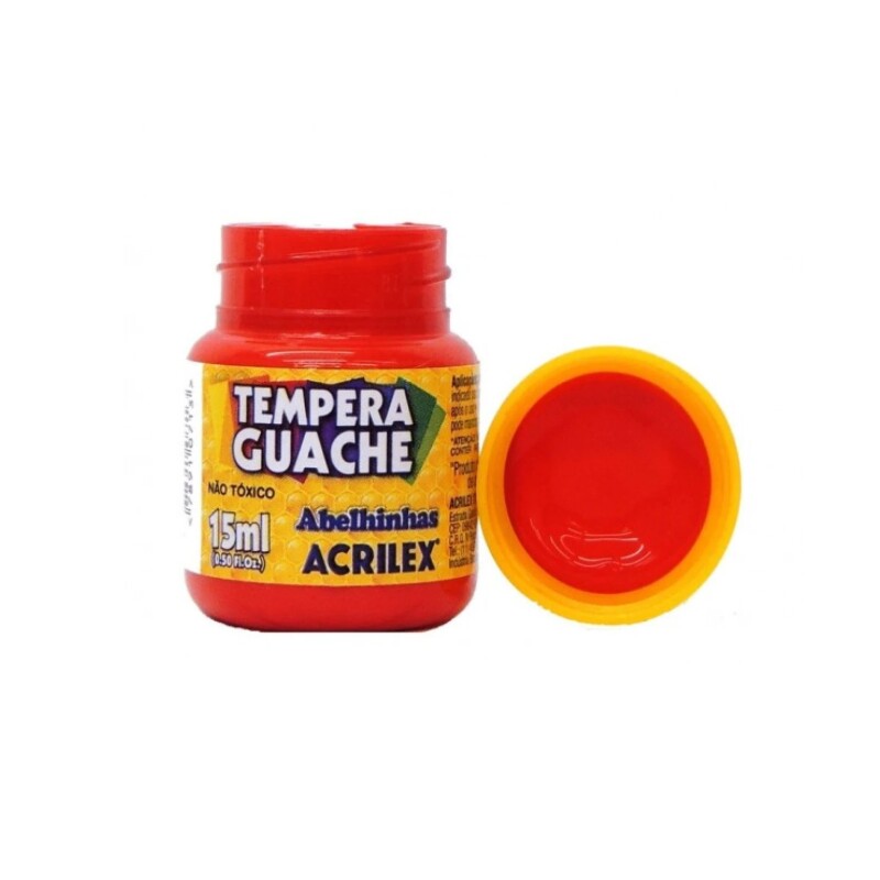 Témpera 15Ml Rojo Acrilex #TÉMPERA ACRILEX 15ML ROJO