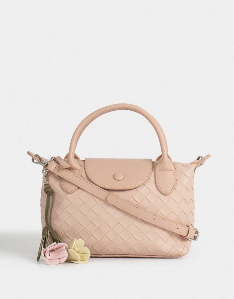 Cartera City Trenzada - Rosa Viejo 