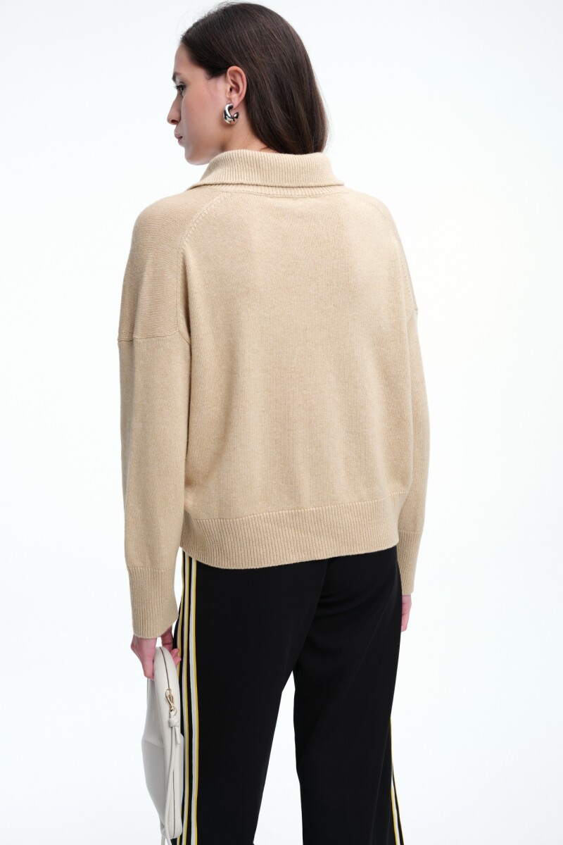 SWEATER COLLAR Beige