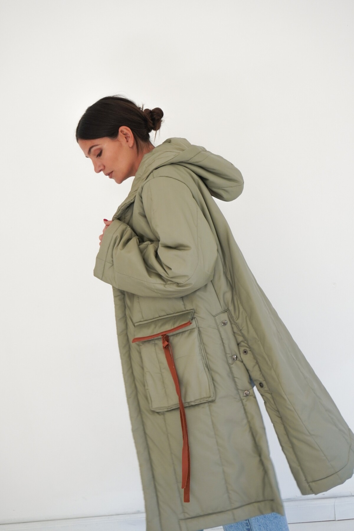 Into the woods coat Verde Salvia