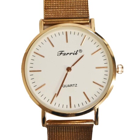 Reloj de Pulsera para Mujer Diseño Urbano Moderno Elegante Cobre