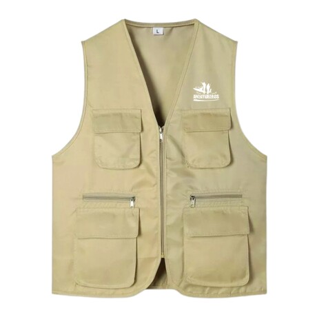 Chaleco multibolsillos Aventureros Beige