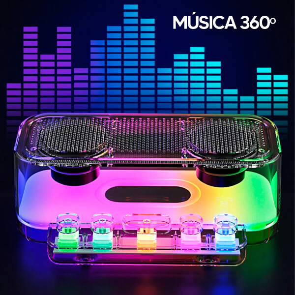 Parlante Pasivo Portátil Z6 Led Rgb PARLANTE PORTATIL LED RGB Z6 BT/FM/USB