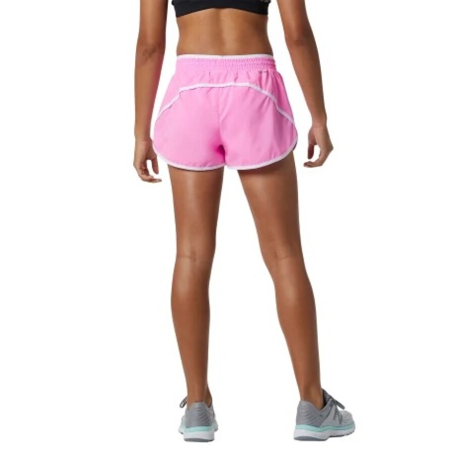 Short de Mujer New Balance Accelerate 2.5 Rosado Fluo