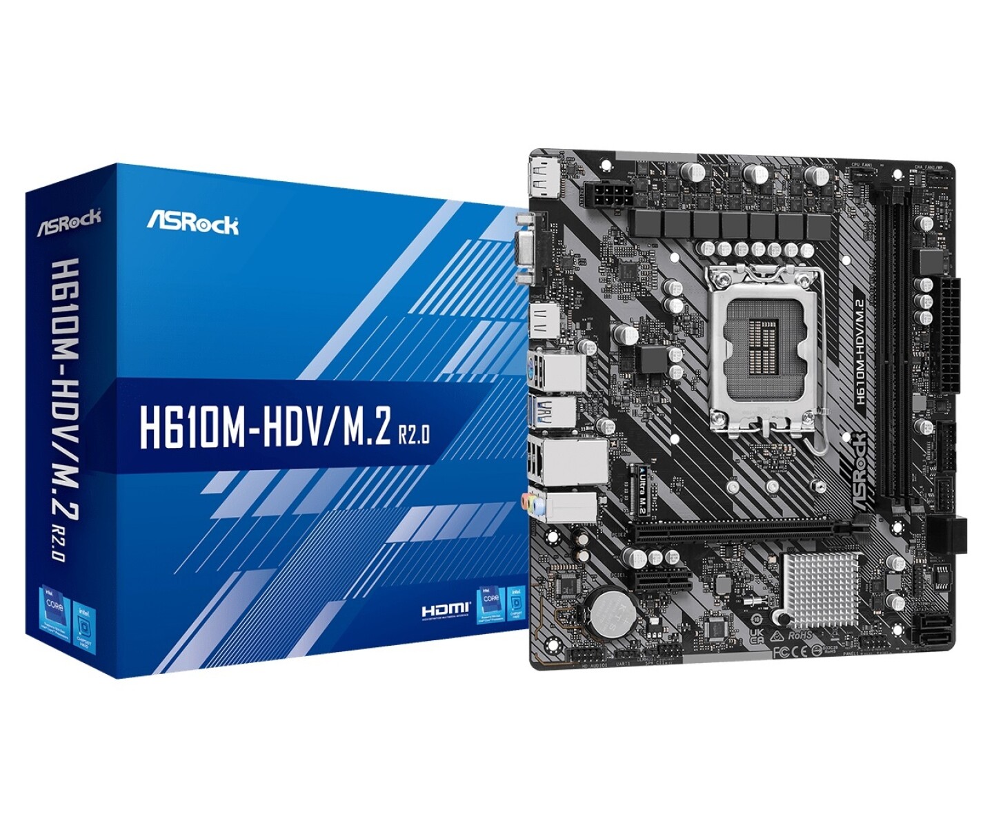 Mother Asrock H610M-HDV/M.2 R2.0 Lga 1700 