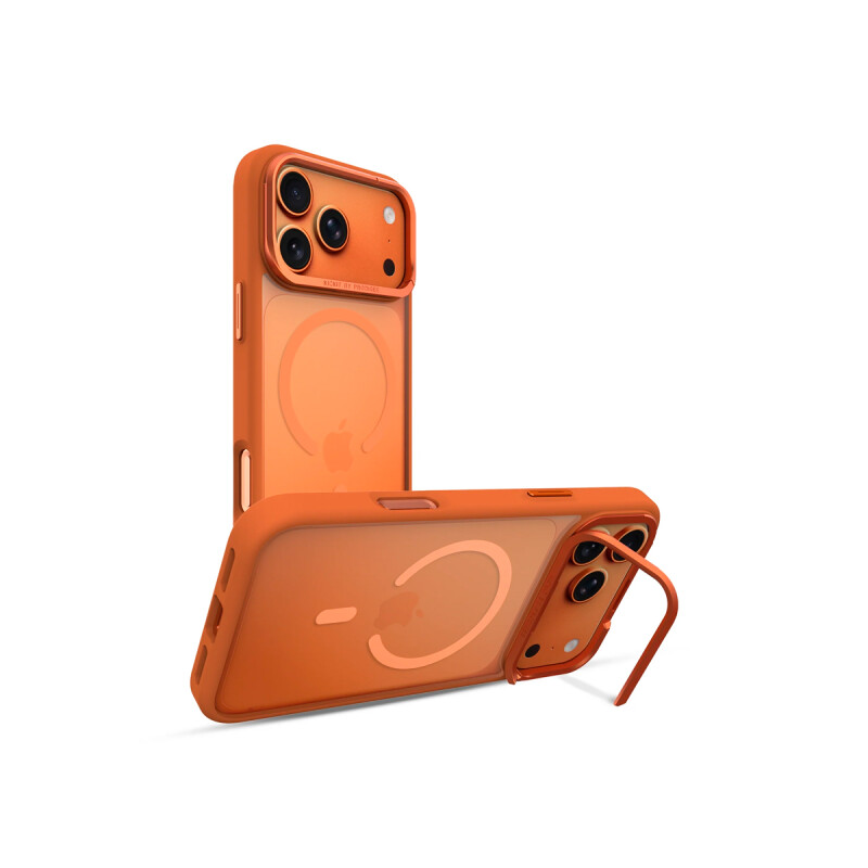Protector Prodigee KickIt iPhone 17 Pro Max bordes color naranja Protector Prodigee Kickit Iphone 17 Pro Max Bordes Color Naranja