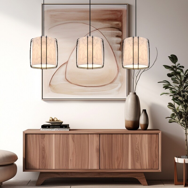 ARTEFACTO COLGANTE DECORATIVO KIOTO TRIPLE Lámpara Colgante Kioto Triple