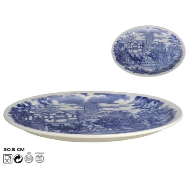 Fuente Oval 30.5 Cm Cena Inglesa FUENTE OVAL 30.5 CM CENA INGLESA