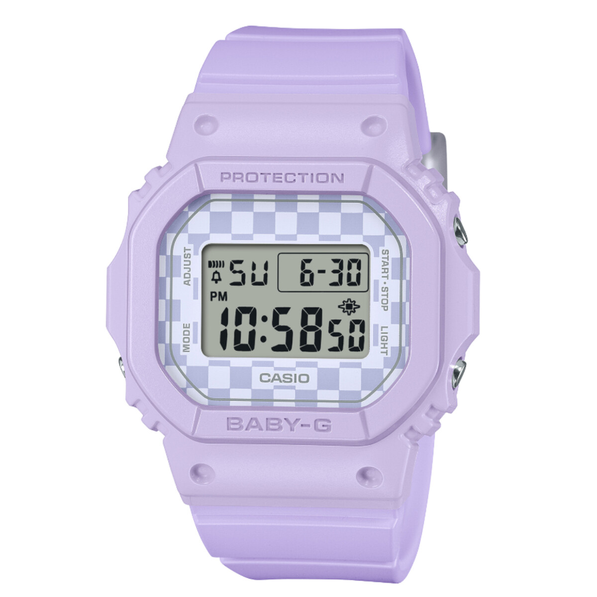 Reloj CASIO BABY-G BGD565GS-6DR en Resina Violeta Esfera 42mm 