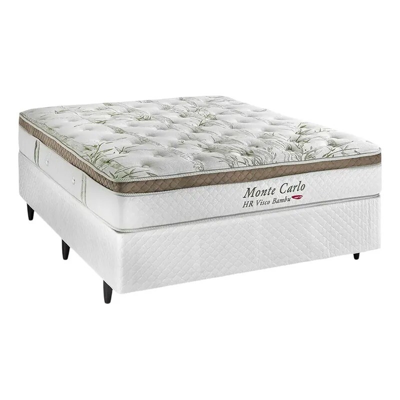 CONJUNTO SOMMIER 2 PLAZAS - 1.40 x 1.90mts - COLCHON DE RESORTES SISTEMA POCKET CONJUNTO SOMMIER 2 PLAZAS - 1.40 x 1.90mts - COLCHON DE RESORTES SISTEMA POCKET